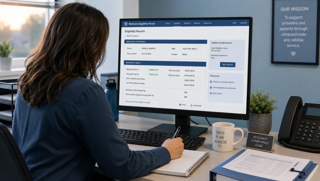 how to check Medicare eligibility as a provider