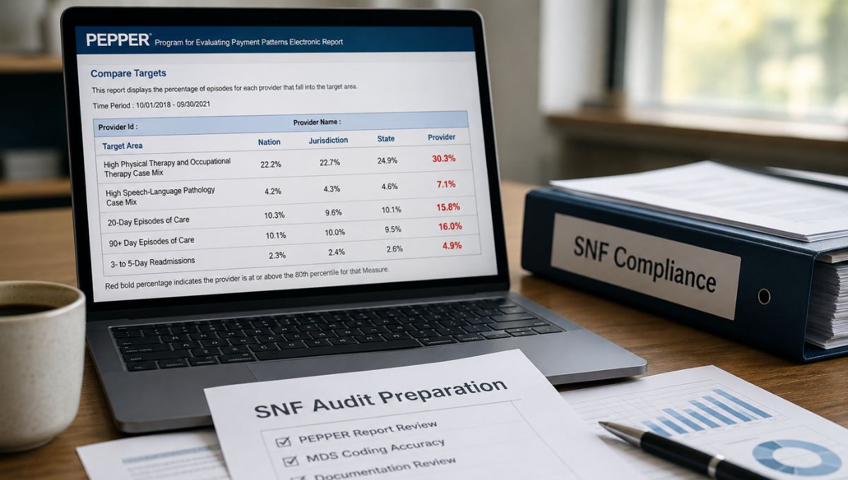 PEPPER report SNF audit preparation